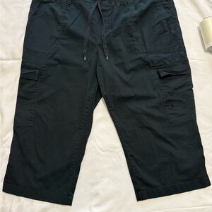 Chaps Black Cargo Pants